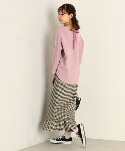 fredy emue（フレディエミュ）の「チェック柄裾フリルスカート（スカート・レディース・ベージュ系その他3/ブラック系その他3・36/38）」の17枚目の写真