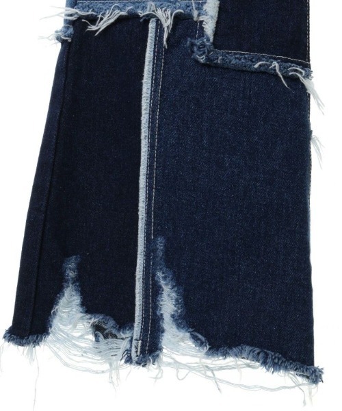 Candy Stripper（キャンディストリッパー）の「FULL OF PATCHES デニムパンツ（デニムパンツ・レディース・インディゴブルー/ブラック・1/2）」の13枚目の写真