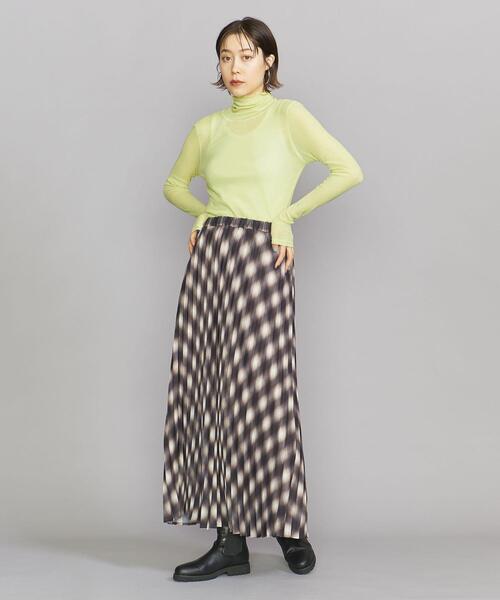 BEAUTY&YOUTH UNITED ARROWS(ビューティーアンドユースユナイテッドアローズ)の「BY スーピマコットン シアータートルネックカットソー ∴◆(Tシャツ/カットソー・レディース・ホワイト/オレンジ/ダークグレー/ブラック/ケリー/イエロー・FREE)」の17枚目の写真