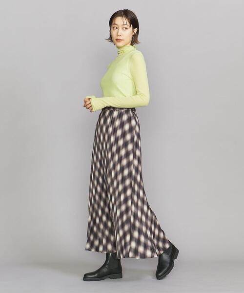 BEAUTY&YOUTH UNITED ARROWS(ビューティーアンドユースユナイテッドアローズ)の「BY スーピマコットン シアータートルネックカットソー ∴◆(Tシャツ/カットソー・レディース・ホワイト/オレンジ/ダークグレー/ブラック/ケリー/イエロー・FREE)」の18枚目の写真