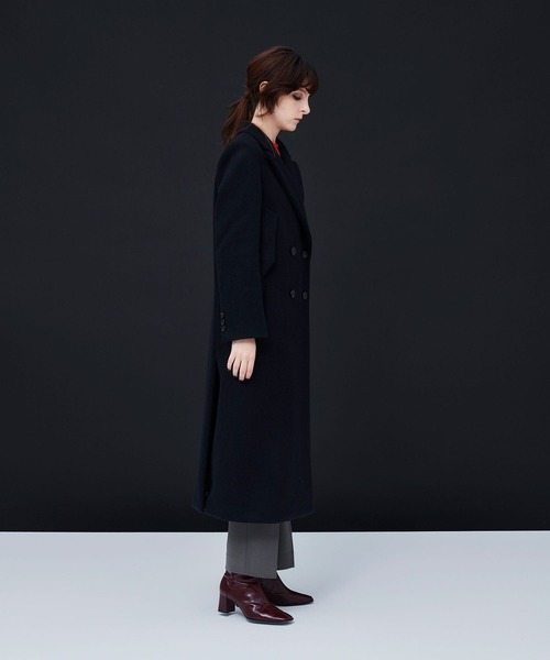 nn　UNITED TOKYO チェスターコート 黒 UNITED TOKYO コート チェスターコート レイルボクシーコート