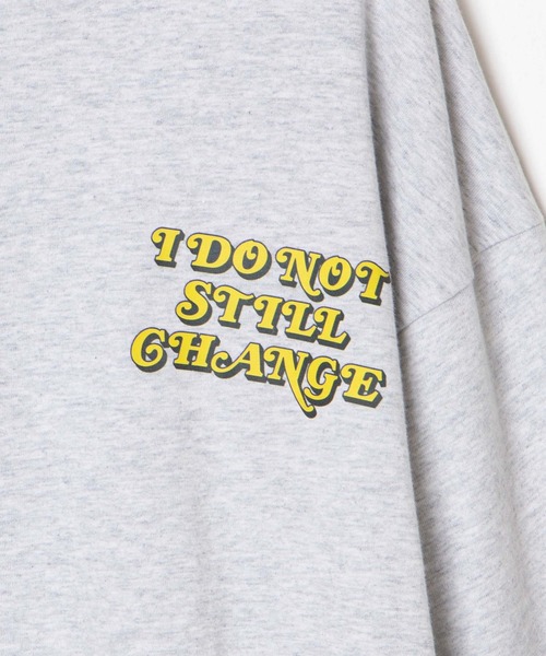 WEGO(ウィゴー)の「WEGO/グラフィティバックロゴロンT(Tシャツ/カットソー・メンズ・オートミール/杢グレー・LARGE/SMALL/MEDIUM)」の12枚目の写真