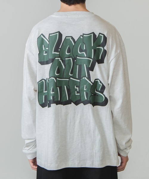 WEGO(ウィゴー)の「WEGO/グラフィティバックロゴロンT(Tシャツ/カットソー・メンズ・オートミール/杢グレー・LARGE/SMALL/MEDIUM)」の19枚目の写真
