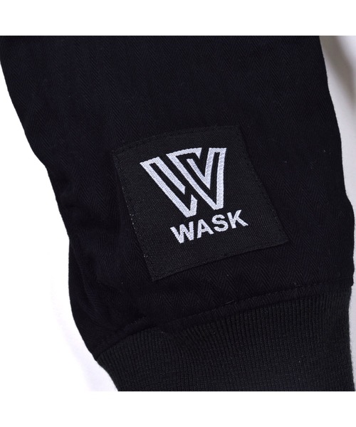 WASK（ワスク）の「WASK/異素材 切り替え パッチワーク MA-1 (100~160cm)（ブルゾン・キッズ・グリーン/ブラック・150/140/130/160/120/110/100）」の16枚目の写真
