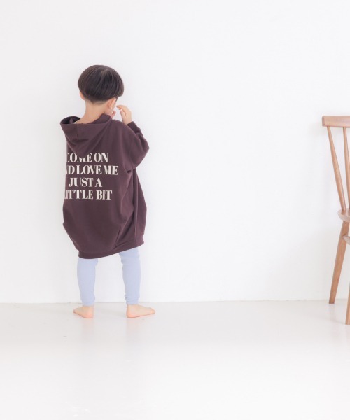 LOWRYS FARM（ローリーズファーム）の「ウラケＢＩＧフーディー　216006（スウェット・キッズ・ブラウン/ベージュ/グレー・110cm/120cm/130cm/140cm/150cm）」の17枚目の写真