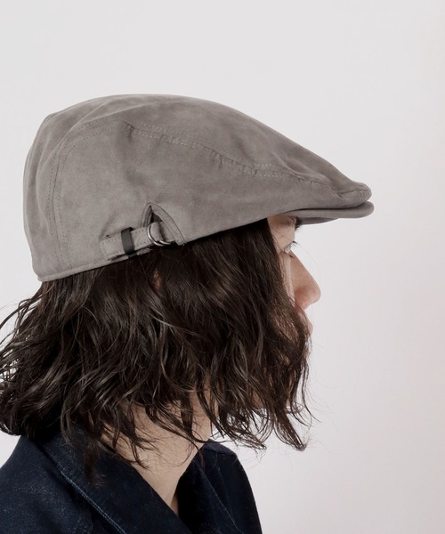 Sense of Grace（センスオブグレース）の「FK SUEDE HUNTING フェイクスェード ハンチング（ハンチング/ベレー帽・メンズ・ブラック/アイボリー/ベージュ/ブラウン/グレー・FREE）」の4枚目の写真