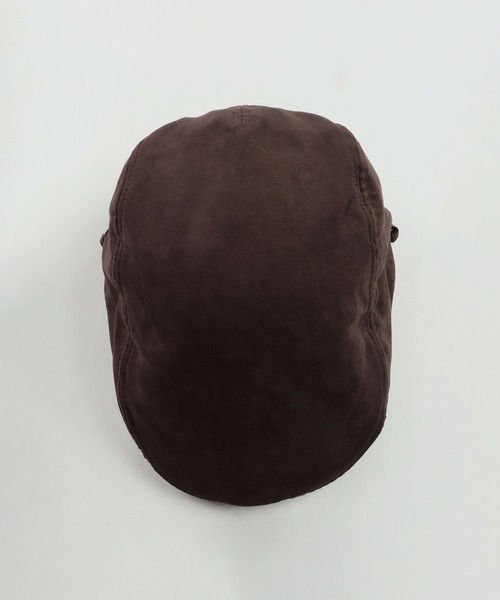 Sense of Grace（センスオブグレース）の「FK SUEDE HUNTING フェイクスェード ハンチング（ハンチング/ベレー帽・メンズ・ブラック/アイボリー/ベージュ/ブラウン/グレー・FREE）」の6枚目の写真