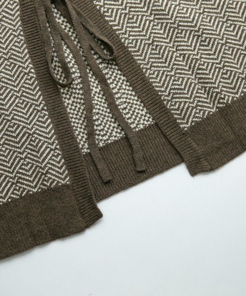 SUGAR BISKET（シュガービスケット）の「バックシャンニットベスト（ベスト・レディース・ブラック/ホワイト/ベージュ/ブラウン・フリー）」の13枚目の写真