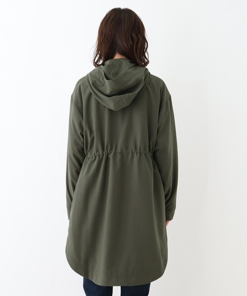 SHOO・LA・RUE(シューラルー)の「◆【M-3L】ラウンドヘムミリタリーコート(その他アウター・レディース・ブラック/カーキ/ベージュ・02/03/04/05)」の12枚目の写真