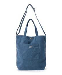 ◆【Lee別注】ショルダー付きコーデュロイトート