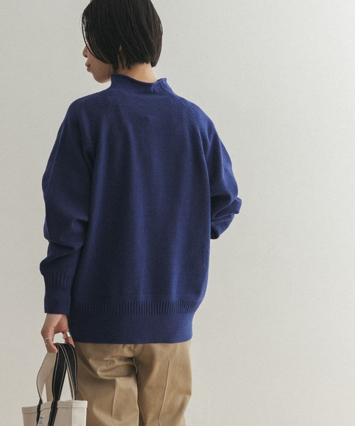 FORK&SPOON（フォークアンドスプーン）の「【WEB限定】FORK&SPOON　ウーステッドヤーンハイネックニット（ニット/セーター・レディース・アイボリー/グレー系その他/ブルー・ONE）」の20枚目の写真