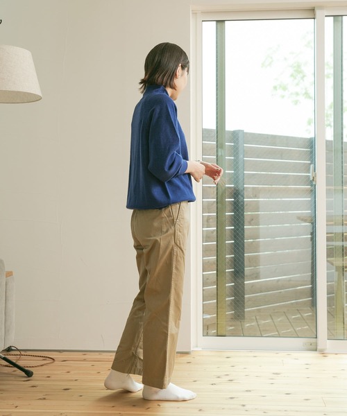 FORK&SPOON（フォークアンドスプーン）の「【WEB限定】FORK&SPOON　ウーステッドヤーンハイネックニット（ニット/セーター・レディース・アイボリー/グレー系その他/ブルー・ONE）」の16枚目の写真