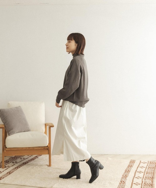 FORK&SPOON（フォークアンドスプーン）の「【WEB限定】FORK&SPOON　ウーステッドヤーンハイネックニット（ニット/セーター・レディース・アイボリー/グレー系その他/ブルー・ONE）」の17枚目の写真