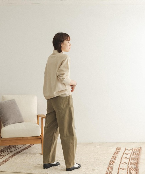 FORK&SPOON（フォークアンドスプーン）の「【WEB限定】FORK&SPOON　ウーステッドヤーンハイネックニット（ニット/セーター・レディース・アイボリー/グレー系その他/ブルー・ONE）」の13枚目の写真