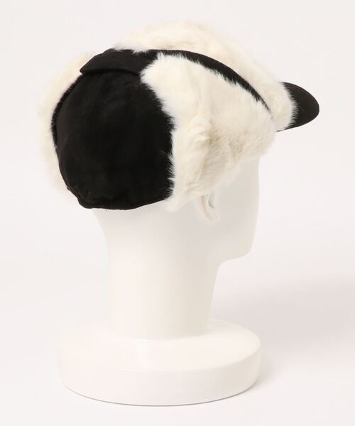 minia（ミニア）の「フライトキャップ/ボアキャップ（キャップ・レディース・キャメル/ブラック・FREE）」の3枚目の写真