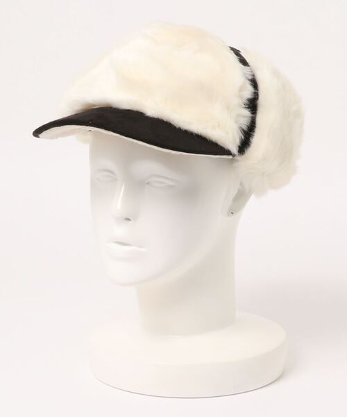 minia（ミニア）の「フライトキャップ/ボアキャップ（キャップ・レディース・キャメル/ブラック・FREE）」の14枚目の写真