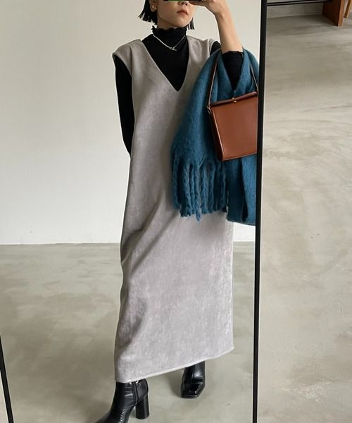 AIC.（エーアイシー）の「前後2WAYメロートップス（Tシャツ/カットソー・レディース・オフホワイト/ブラック/ブラウン・FREE）」の9枚目の写真