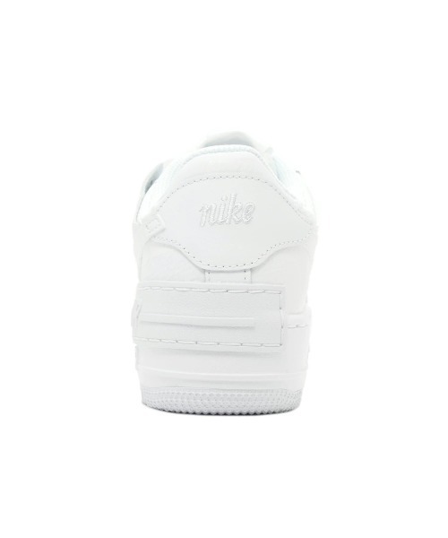 NIKE（ナイキ）の「NIKE WMNS AIR FORCE 1 SHADOW ナイキ ウィメンズエアフォース1 シャドウ（スニーカー・レディース・ホワイト/ベージュ/ホワイト×グリーン・27.5cm/23cm/22cm/24.5cm/23.5cm/25cm/26.5cm/24cm/22.5cm/25.5cm/28cm/27cm/26cm）」の6枚目の写真