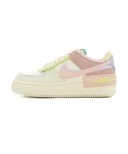 NIKE（ナイキ）の「NIKE WMNS AIR FORCE 1 SHADOW ナイキ ウィメンズエアフォース1 シャドウ（スニーカー・レディース・ホワイト/ベージュ/ホワイト×グリーン・27.5cm/23cm/22cm/24.5cm/23.5cm/25cm/26.5cm/24cm/22.5cm/25.5cm/28cm/27cm/26cm）」の14枚目の写真