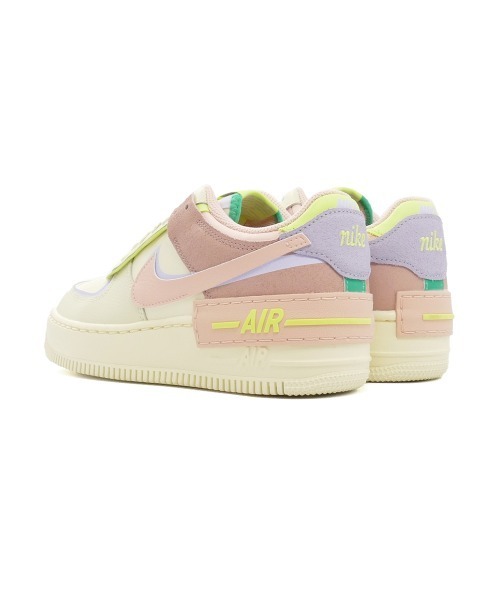 NIKE（ナイキ）の「NIKE WMNS AIR FORCE 1 SHADOW ナイキ ウィメンズエアフォース1 シャドウ（スニーカー・レディース・ホワイト/ベージュ/ホワイト×グリーン・27.5cm/23cm/22cm/24.5cm/23.5cm/25cm/26.5cm/24cm/22.5cm/25.5cm/28cm/27cm/26cm）」の15枚目の写真
