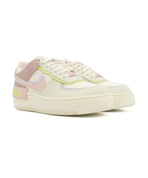 NIKE（ナイキ）の「NIKE WMNS AIR FORCE 1 SHADOW ナイキ ウィメンズエアフォース1 シャドウ（スニーカー・レディース・ホワイト/ベージュ/ホワイト×グリーン・27.5cm/23cm/22cm/24.5cm/23.5cm/25cm/26.5cm/24cm/22.5cm/25.5cm/28cm/27cm/26cm）」の17枚目の写真
