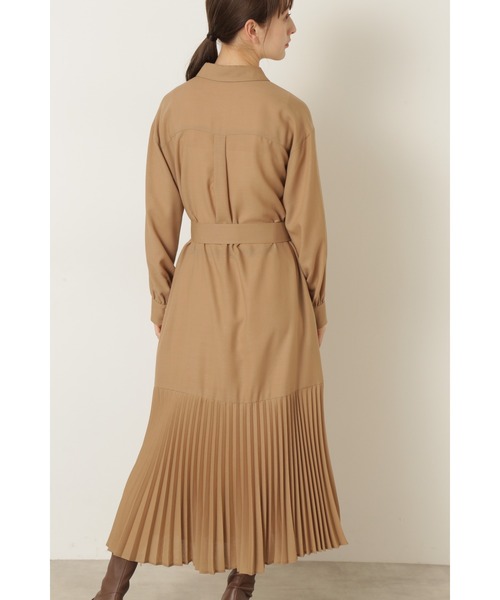 JILL STUART（ジルスチュアート）の「◆ライザワンピース（シャツワンピース・レディース・ブルー/ベージュ・2/0）」の19枚目の写真