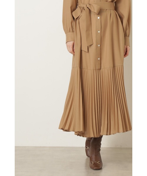 JILL STUART（ジルスチュアート）の「◆ライザワンピース（シャツワンピース・レディース・ブルー/ベージュ・2/0）」の22枚目の写真