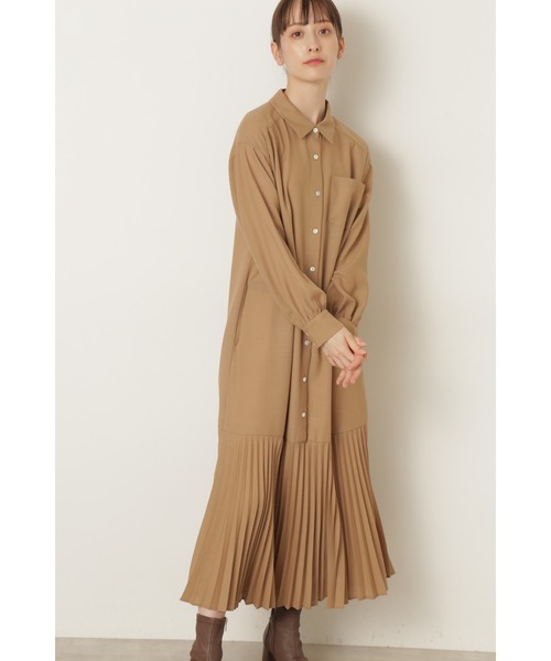 JILL STUART（ジルスチュアート）の「◆ライザワンピース（シャツワンピース・レディース・ブルー/ベージュ・2/0）」の13枚目の写真