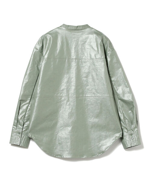 Ray BEAMS（レイビームス）の「Ray BEAMS / チンツ バンドカラー シャツ（シャツ/ブラウス・レディース・ダークブラウン/グリーン系その他2・ONE SIZE）」の14枚目の写真