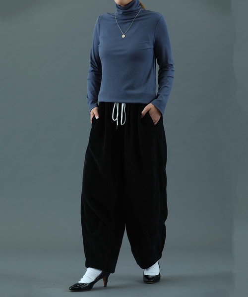 sara&cake（サラアンドケイク）の「タートルネックカットソー（Tシャツ/カットソー・レディース・オレンジ/グレー/ホワイト・FREE）」の7枚目の写真