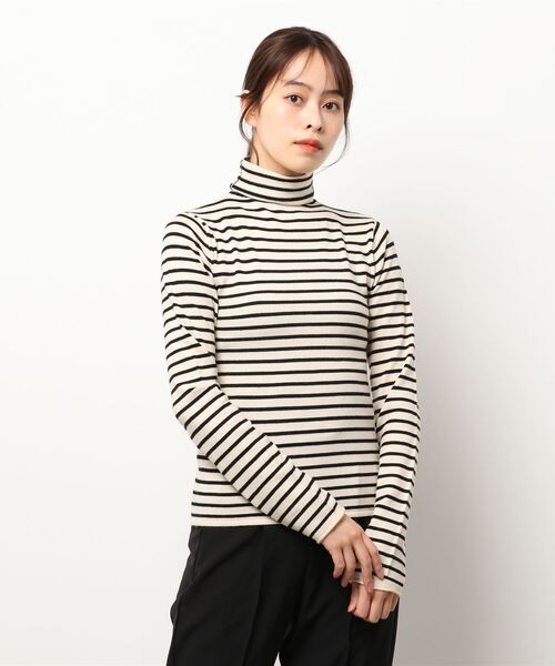 KOBE LETTUCE（コウベレタス）の「ゆるタートルネックニットプルオーバー[C5672]（ニット/セーター・レディース・パープル/その他/モカ/イエロー/アイボリー/ブラック・FREE）」の6枚目の写真