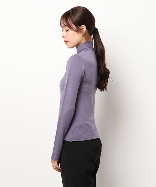 KOBE LETTUCE（コウベレタス）の「ゆるタートルネックニットプルオーバー[C5672]（ニット/セーター・レディース・パープル/その他/モカ/イエロー/アイボリー/ブラック・FREE）」の7枚目の写真