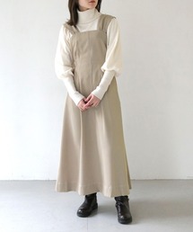 HER CLOSET | 【cheriella】WEB限定ステッチデザインフレアワンピース(ジャンパースカート)