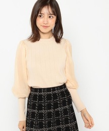 MISCH MASCH | シアーマトンボリュームスリーブニット(ニット/セーター)