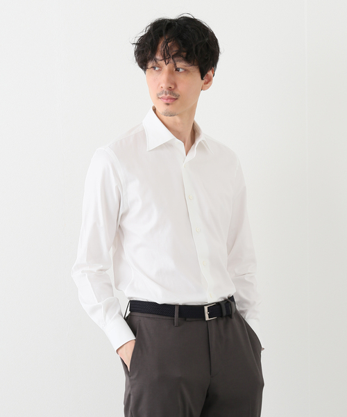 EDIFICE(エディフィス)の「セミワイド ツイルシャツ(シャツ/ブラウス・メンズ・ブルー/ホワイト/ライトグレー・40/38/39/37/41)」の13枚目の写真