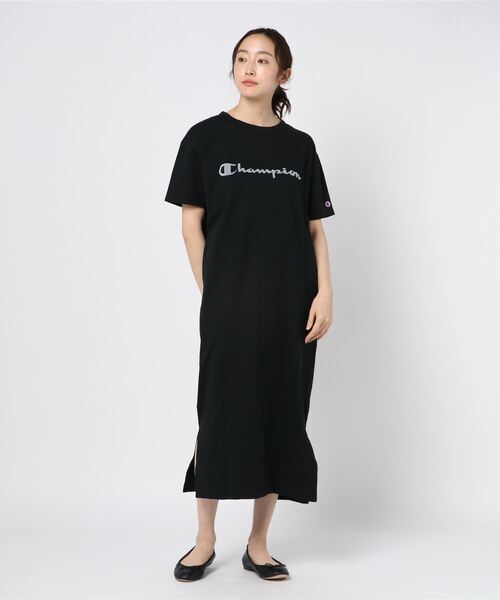 セール ブランド古着 Tシャツワンピース ワンピース Champion チャンピオン のファッション通販 Zozoused
