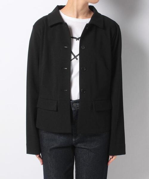 agnes b.（アニエスベー）の「JX63 VESTE ジャケット（その他アウター・レディース・ブラック・1/2/3）」の2枚目の写真