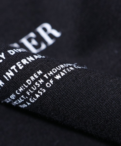 JUNGLES(ジャングルス)の「JUNGLES/ジャングルス FLOWER LONG SLEEVE TEE ロンT 袖ロゴ オーバーサイズ フラワープリント デイジー(Tシャツ/カットソー・メンズ・ブラック・M/L/XL)」の9枚目の写真