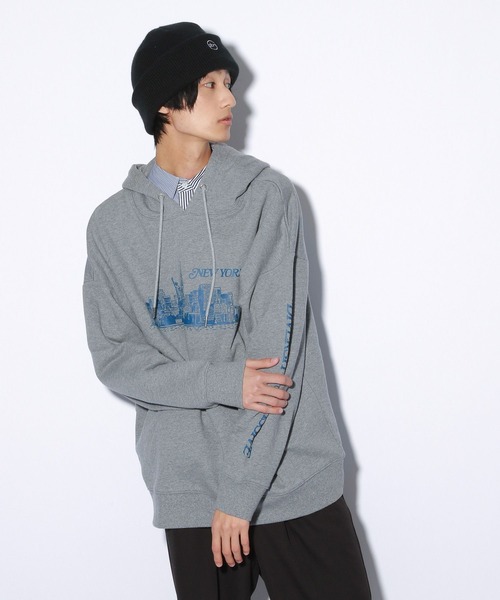 PBLIM（ページボーイリム）の「【PAGEBOYLIM】スーベニアパーカー（パーカー・レディース・ブルー/杢グレー・MEDIUM/LARGE）」の8枚目の写真