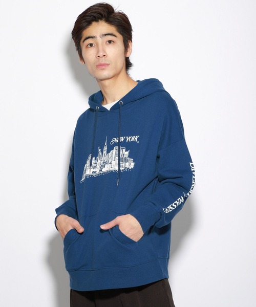 PBLIM（ページボーイリム）の「【PAGEBOYLIM】スーベニアパーカー（パーカー・レディース・ブルー/杢グレー・MEDIUM/LARGE）」の14枚目の写真