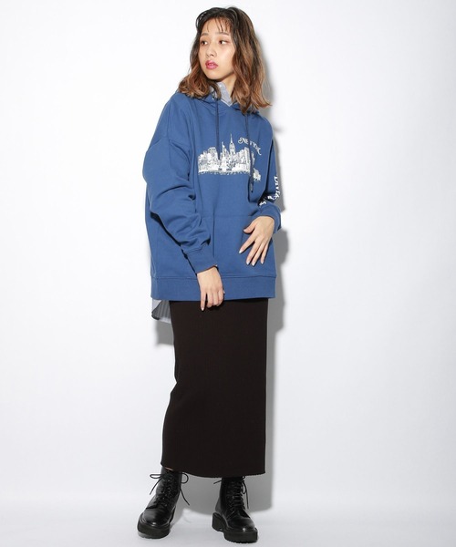 PBLIM（ページボーイリム）の「【PAGEBOYLIM】スーベニアパーカー（パーカー・レディース・ブルー/杢グレー・MEDIUM/LARGE）」の20枚目の写真