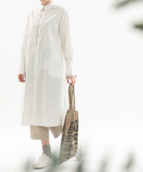 アウトレット モール 価格 Misc配色フロントロングシャツワンピース ワンピース Nop De Nod ノップドゥノッド のファッション 格安 買う Arenatheatre Net