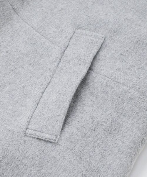 NIMES（ニーム）の「ウールフレアコート（ステンカラーコート・レディース・ネイビー/グレー・F）」の13枚目の写真