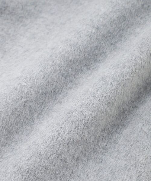 NIMES（ニーム）の「ウールフレアコート（ステンカラーコート・レディース・ネイビー/グレー・F）」の5枚目の写真