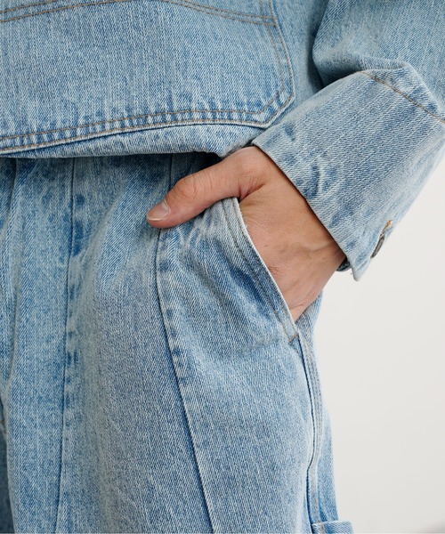 CPCM（シーピーシーエム）の「タックデニムペインターパンツ（デニムパンツ・メンズ・ブルー/サックスブルー・MEDIUM/LARGE）」の20枚目の写真