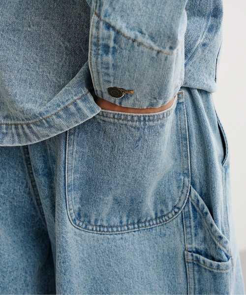 CPCM（シーピーシーエム）の「タックデニムペインターパンツ（デニムパンツ・メンズ・ブルー/サックスブルー・MEDIUM/LARGE）」の22枚目の写真