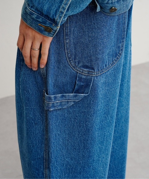 CPCM（シーピーシーエム）の「タックデニムペインターパンツ（デニムパンツ・メンズ・ブルー/サックスブルー・MEDIUM/LARGE）」の4枚目の写真