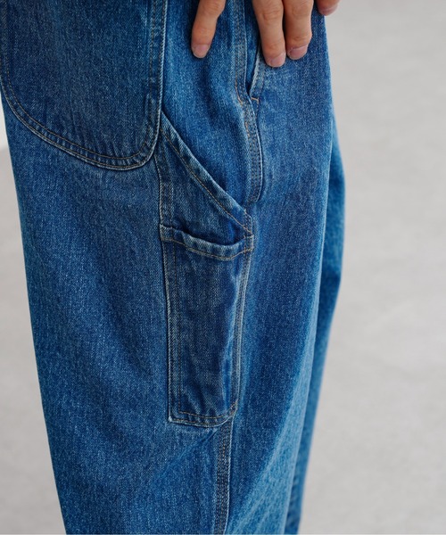 CPCM（シーピーシーエム）の「タックデニムペインターパンツ（デニムパンツ・メンズ・ブルー/サックスブルー・MEDIUM/LARGE）」の6枚目の写真