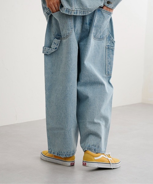 CPCM（シーピーシーエム）の「タックデニムペインターパンツ（デニムパンツ・メンズ・ブルー/サックスブルー・MEDIUM/LARGE）」の12枚目の写真