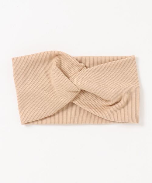 ALTROSE（アルトローズ）の「ヘアバンド 　[リブねじり]（ヘアバンド・レディース・ブラック/ベージュ/グレー・FREE）」の5枚目の写真